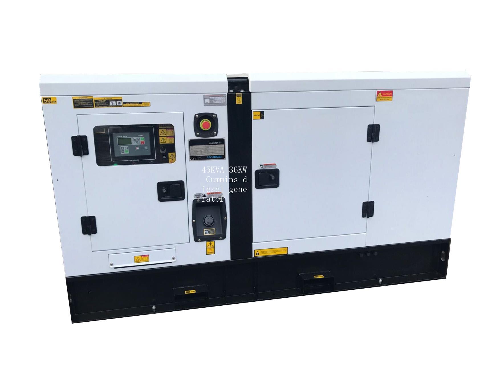 45KVA 36KW Cummins diesel generator 60hz