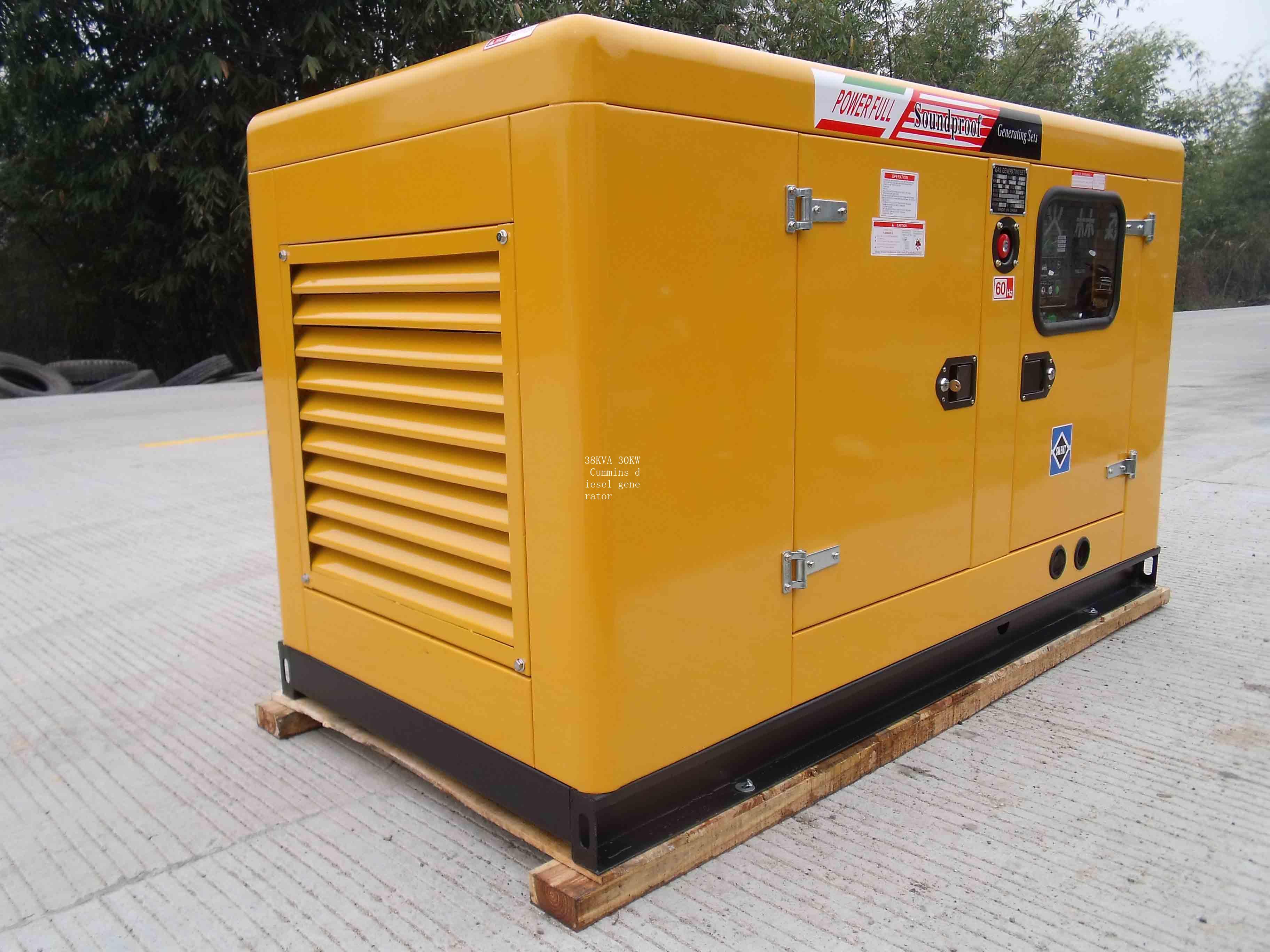 38KVA 30KW Cummins diesel generator 50hz